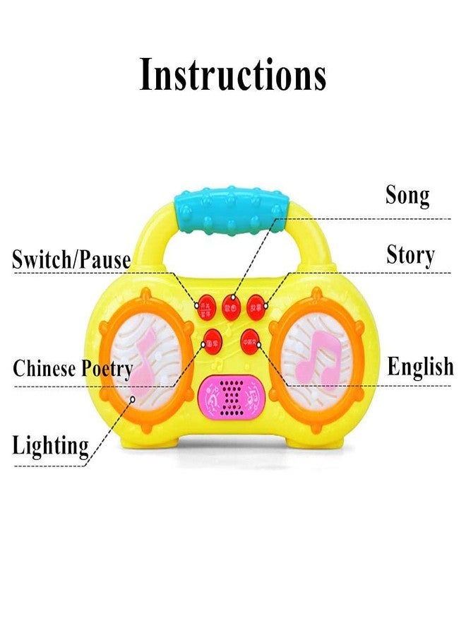Globular Classical Model Early Education Music Radio Mini Toys Different Types Animal Sound and Light Toys for Kids Toddlers Toy - Multicolor - Image 3